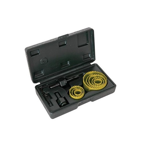 Kit de 8 serras circulares com broca piloto