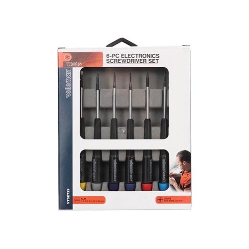 Set de 6 chaves de parafusos para electronica e informatica