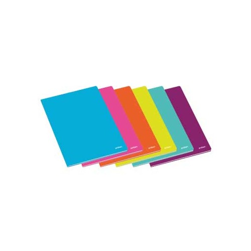 Caderno Agrafado Ambar School A4 Quadriculado 60Fls - 10 unidades