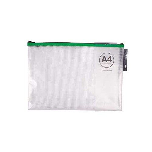 Bolsa Plástico A4 APLI Reforço Fio Fecho Correr