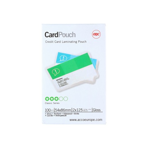 Bolsa Plastificacao Termica 054x86mm 125mic Cx 100un