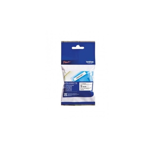 Fita Não Laminada 09mmx8mts Branco/ Preto (MK221BZ)