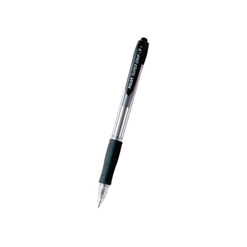 Esferografica Pilot Super Grip F Preto - 2 unidades