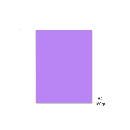 Cartolina A4 180g Lilas - 125 unidades