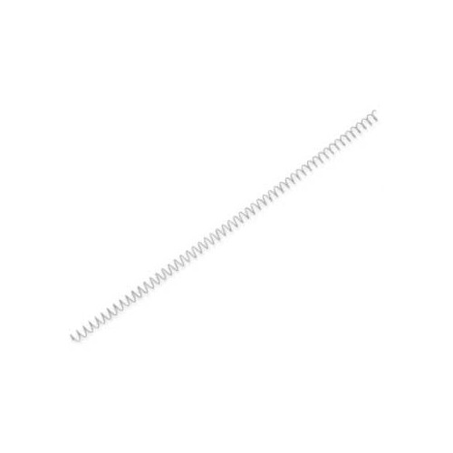 Argolas Espiral Metalicas Passo 5:1 10mm Cx 100 Prata
