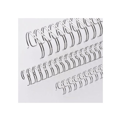 Argolas Metalicas Encadernar Passo 3:1 14mm Cx100 Prata