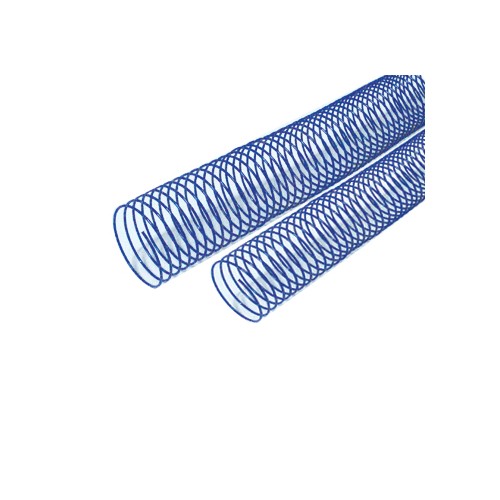 Argolas Espiral Metalicas Passo 5:1 38mm Cx 25 Azul