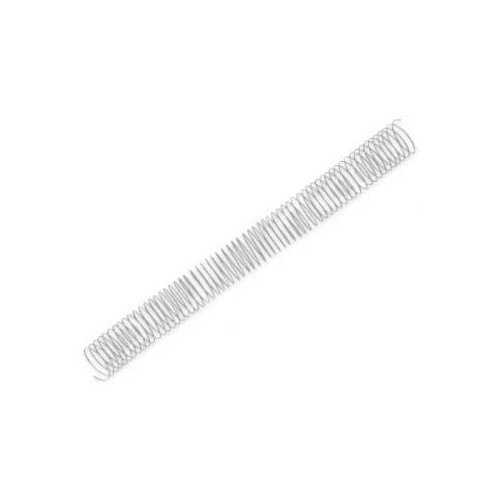 Argolas Espiral Metalicas Passo 5:1 30mm Cx 50 Prata