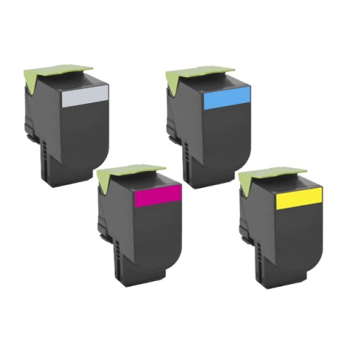 Toner Compatível para Lexmark 24B6008 Azul