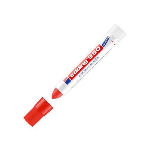 Marcador Permanente Edding 950 Vermelho