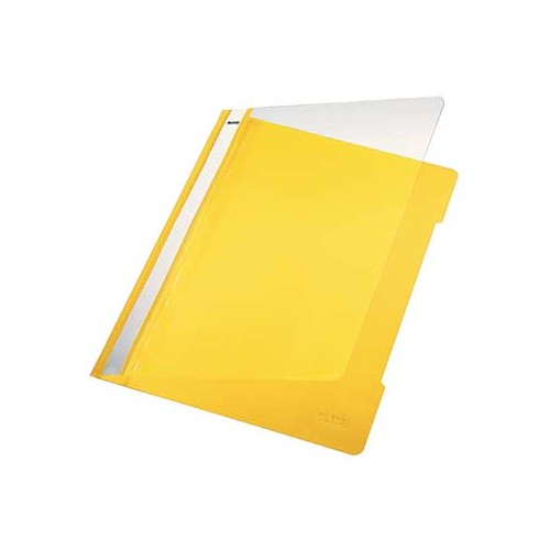 Classificador Plastico Capa Transp. Leitz 4191 Amarelo 25 unidades