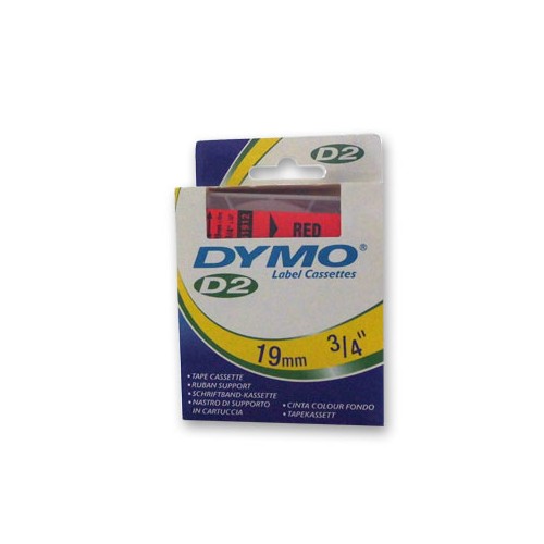Fita Gravacao Dymo 19mmX10m Vermelha (61912)