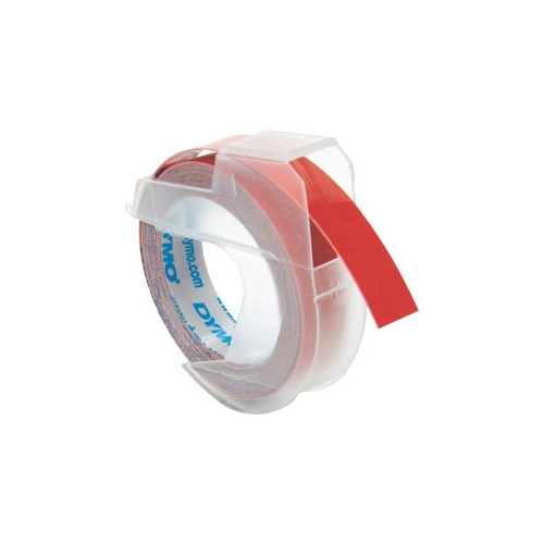 Fita Gravacao Dymo 09mmx3m Vermelho/ Branco (898150)