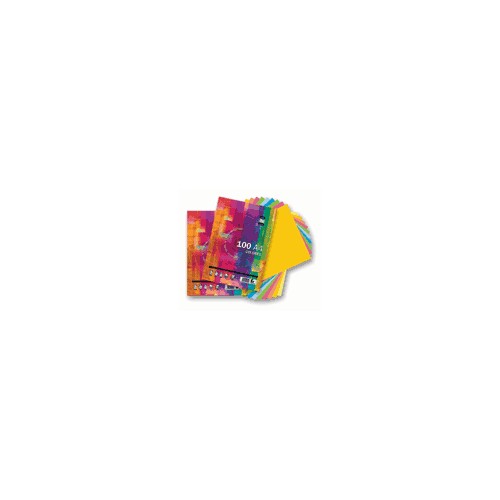 Papel Fotocopia A4 80gr 5 Cores Suaves 5x20 - 100 Folhas