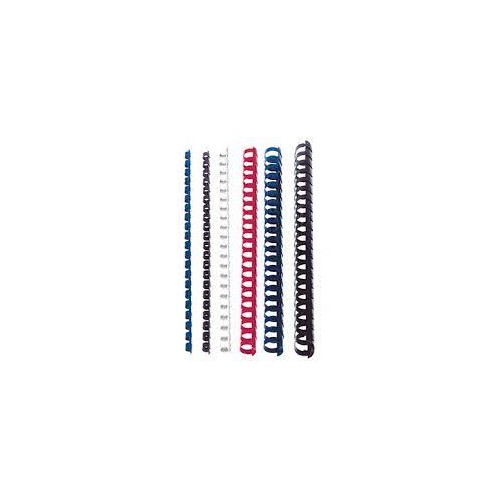 Argolas Pvc Encadernar 10mm 60 Folhas Cx100un Preto