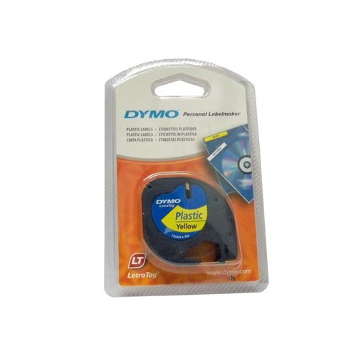Fita 12mmx4m Plástico Preto/ Amarelo (91202) S0721620