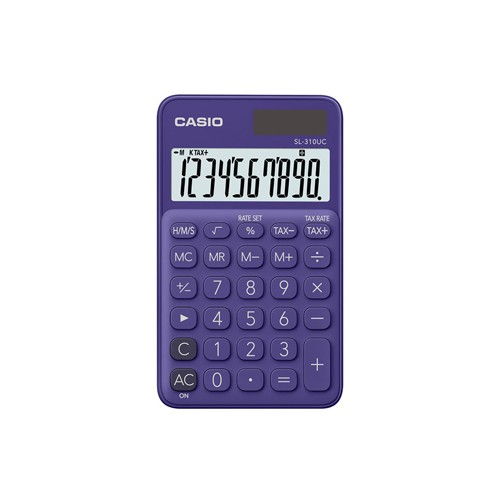 Calculadora de Bolso Casio SL310UCPL Roxo 10 Digitos