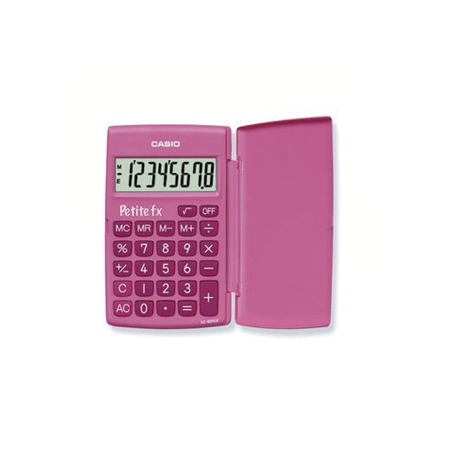 Calculadora de Bolso Casio LC401LV Rosa 8 Digitos