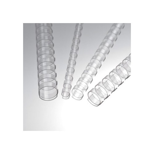 Argolas Pvc Encadernar 20mm 175 Folhas Cx100un Transparente