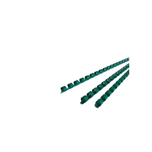 Argolas Pvc Encadernar 06mm p / 20 Folhas Cx 100un Verde