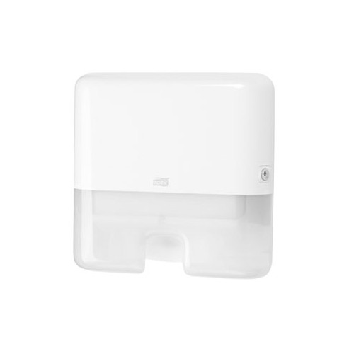 Dispensador Mini Toalhas Mao Zig-Zag TORK H2 Branco
