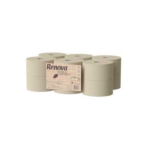 Papel Higiénico (Jumbo) 090mts 2Fls Love&Action 12un