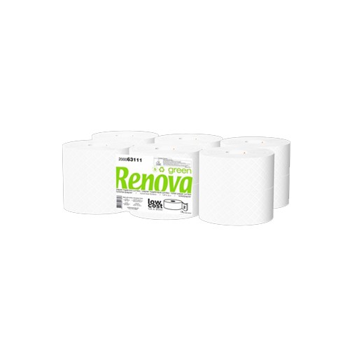 Papel Higiénico (Jumbo) 090mts 2Fls RenovaGreen 12un