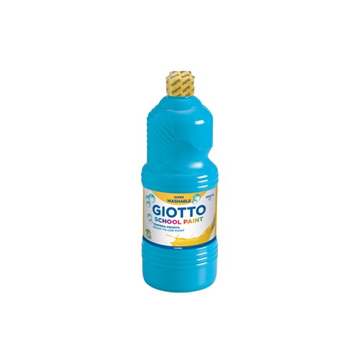 Guache Liquido Giotto Escolar 1 Litro Azul Cyan