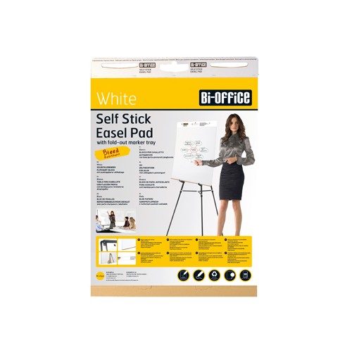 Bloco Papel Conferência Adesivo 775x635mm 30 Folhas - 2 unidades
