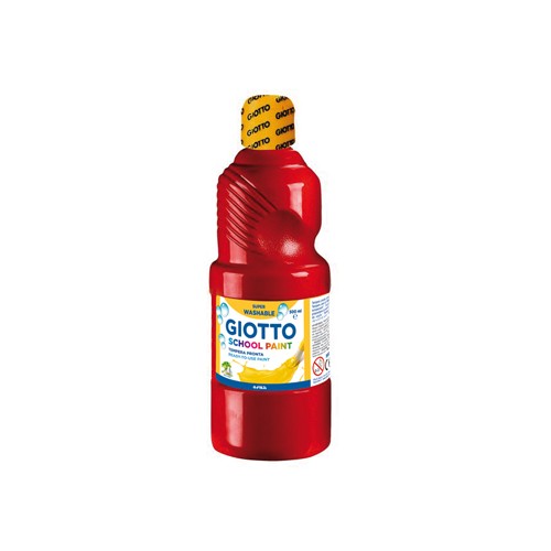 Guache Liquido Giotto Escolar 500ml Vermelho Forte