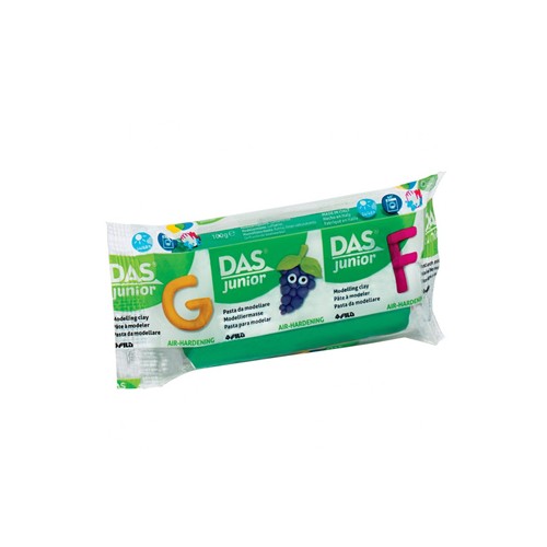 Pasta de modelar DAS Junior Verde Escuro 100gr - 2 unidades