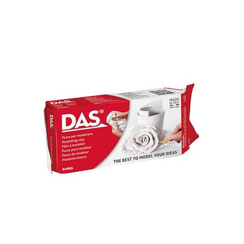Pasta de modelar DAS Branca 1 Kg