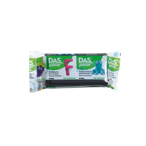 Pasta de modelar DAS Junior Preto 100gr - 2 unidades