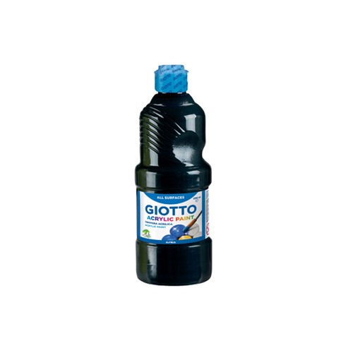 Guache Liquido Giotto Acrilico 500ml Preto