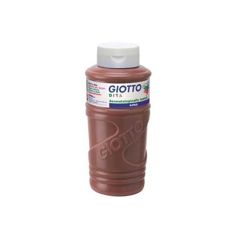 Guache Pintura Dedos Castanho Giotto Dita 750ml