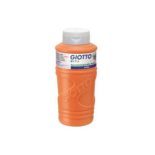 Guache Pintura Dedos Laranja Giotto Dita 750ml