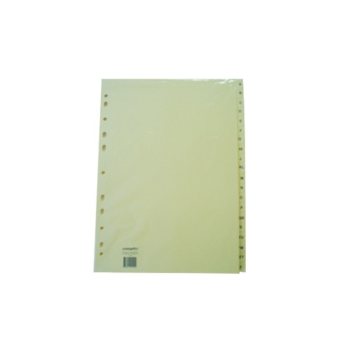 Separadores A4 Cartolina (180gr) Indice A-Z