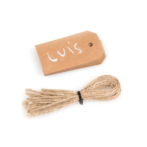 Etiquetas para Embrulhos Kraft 12un