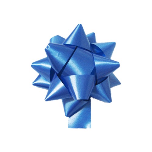 Laços Adesivos Embrulhos 19mm Azul 10un