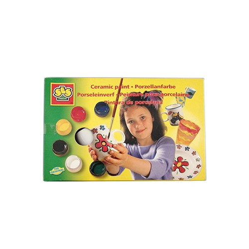Kit para Pintar Porcelana 6 Cores