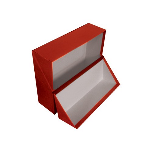 Caixa Arquivo Frances (365x280x100mm) Almaco Vermelho - 5 unidades