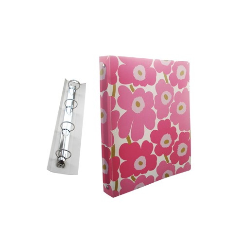 Pasta Arquivo Marimekko 4 Argolas R 30mm L40mm Rosa - 1 unidade
