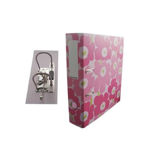 Pasta Arquivo Marimekko 2 Argolas D 41mm L57mm Rosa - 1 unidade