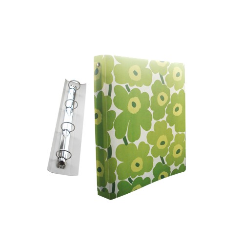Pasta Arquivo Marimekko 4 Argolas R 30mm L40mm Verde - 1 unidade