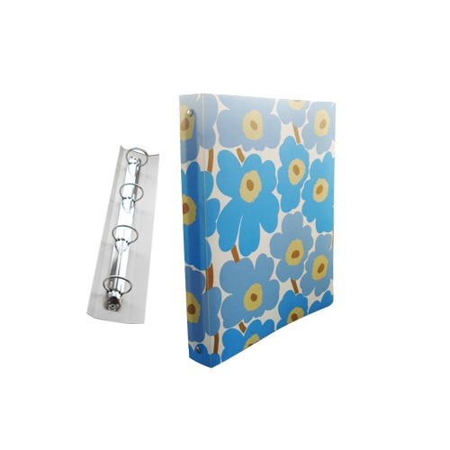 Pasta Arquivo Marimekko 4 Argolas R 30mm L40mm Azul - 1 unidade