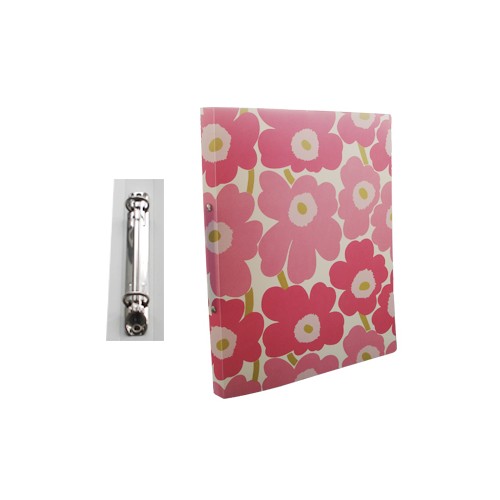 Pasta Arquivo Marimekko 2 Argolas R 13mm L20mm Rosa - 1 unidade