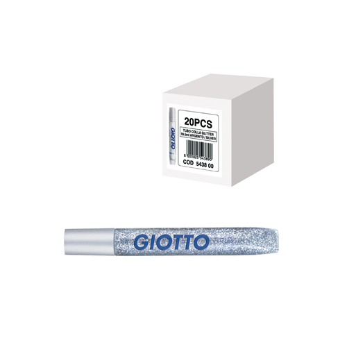 Cola Glitter Glue Prata 20x10,5ml
