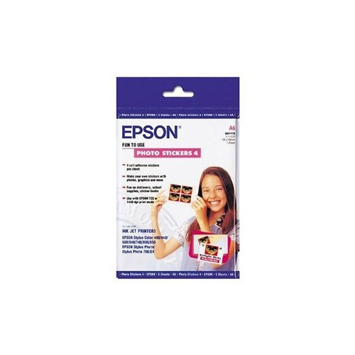 Papel de Autocolante Fotografico A6 250gr (SO41176) 5 Folhas