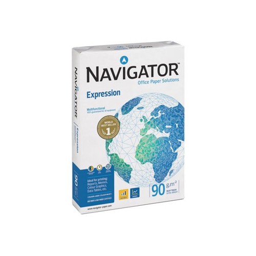 Papel 090gr Fotocopia A4 Navigator Expression 1x500 Folhas