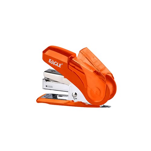 Mini Agrafador Nº10 para 16 Folhas Eagle Laranja